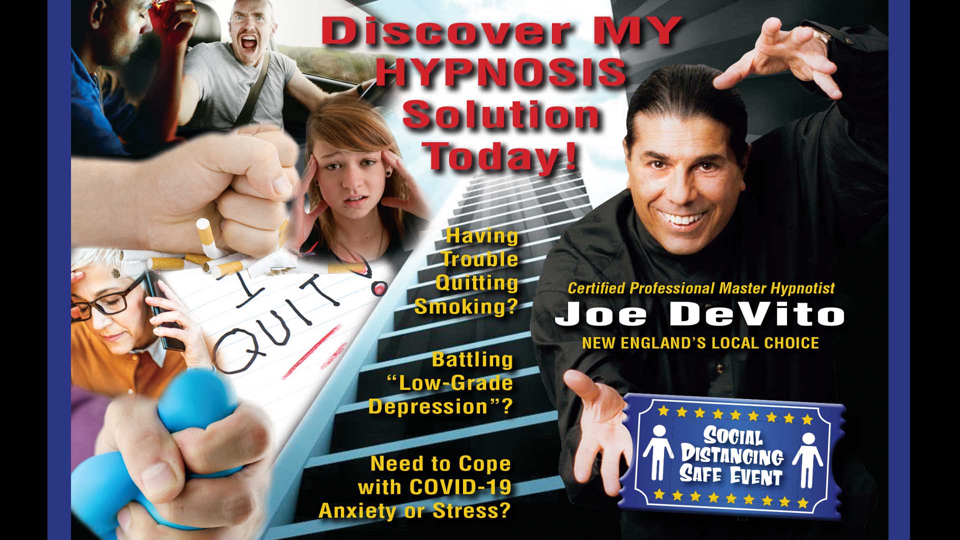 Joe DeVito Certified Master Hypnotist